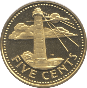1973 FIVE CENTS BARBADOS ( PROOF ) - WORLD COINS - Cambridgeshire Coins