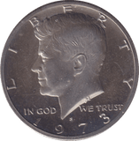 1973 HALF DOLLAR USA - WORLD COINS - Cambridgeshire Coins