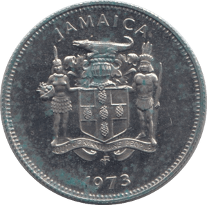 1973 JAMAICA FIVE CENTS - WORLD COINS - Cambridgeshire Coins