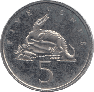 1973 JAMAICA FIVE CENTS - WORLD COINS - Cambridgeshire Coins