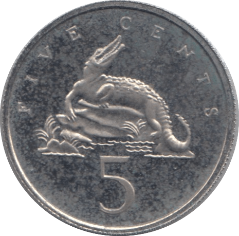 1973 JAMAICA FIVE CENTS - WORLD COINS - Cambridgeshire Coins