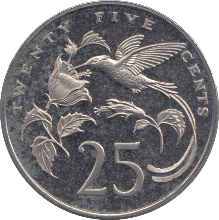 1973 JAMAICA TWENTY FIVE CENTS ( PROOF ) - WORLD COINS - Cambridgeshire Coins