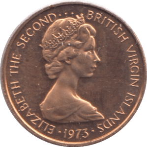 1973 ONE CENT BRITISH VIRGIN ISLANDS (PROOF) - SILVER WORLD COINS - Cambridgeshire Coins