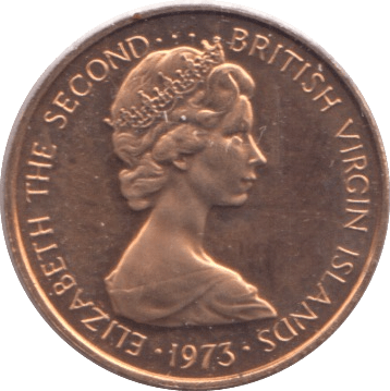 1973 ONE CENT BRITISH VIRGIN ISLANDS (PROOF) - SILVER WORLD COINS - Cambridgeshire Coins