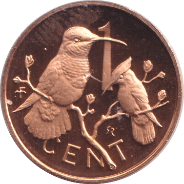 1973 ONE CENT BRITISH VIRGIN ISLANDS - WORLD COINS - Cambridgeshire Coins