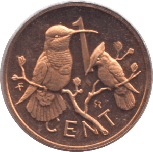1973 ONE CENT BRITISH VIRGIN ISLANDS - WORLD COINS - Cambridgeshire Coins
