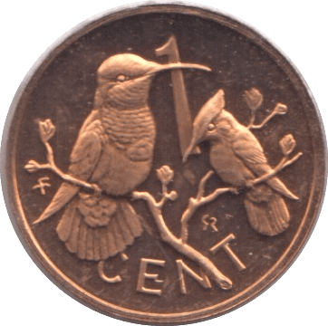 1973 ONE CENT BRITISH VIRGIN ISLANDS - WORLD COINS - Cambridgeshire Coins