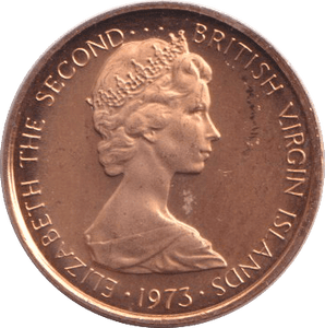 1973 ONE CENT BRITISH VIRGIN ISLANDS - WORLD COINS - Cambridgeshire Coins