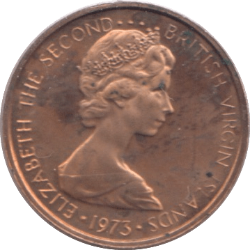 1973 ONE CENT BRITISH VIRGIN ISLANDS - WORLD COINS - Cambridgeshire Coins