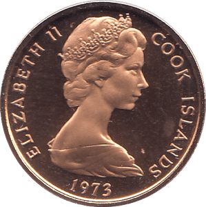 1973 ONE CENT COOK ISLANDS ( PROOF ) - WORLD COINS - Cambridgeshire Coins