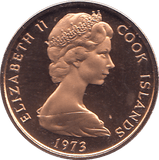 1973 ONE CENT COOK ISLANDS ( PROOF ) - WORLD COINS - Cambridgeshire Coins