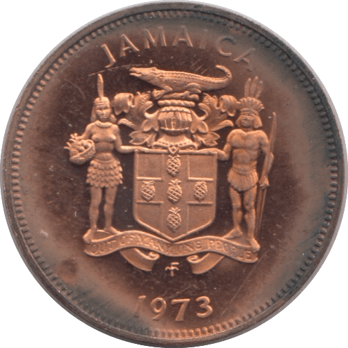 1973 ONE CENT JAMAICA ( PROOF ) - WORLD COINS - Cambridgeshire Coins