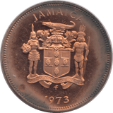 1973 ONE CENT JAMAICA ( PROOF ) - WORLD COINS - Cambridgeshire Coins