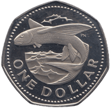 1973 ONE DOLLAR BARBADOS - WORLD COINS - Cambridgeshire Coins