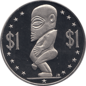 1973 ONE DOLLAR COOK ISLANDS ( PROOF ) - WORLD COINS - Cambridgeshire Coins
