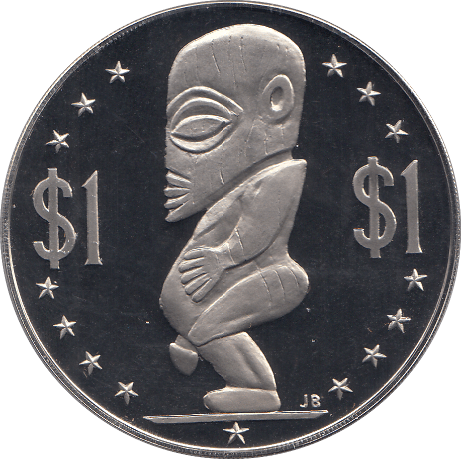 1973 ONE DOLLAR COOK ISLANDS ( PROOF ) - WORLD COINS - Cambridgeshire Coins