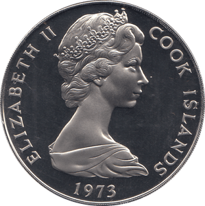 1973 ONE DOLLAR COOK ISLANDS ( PROOF ) - WORLD COINS - Cambridgeshire Coins
