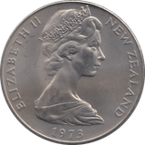 1973 ONE DOLLAR NEW ZEALAND - WORLD COINS - Cambridgeshire Coins