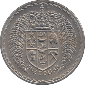 1973 ONE DOLLAR NEW ZEALAND - WORLD COINS - Cambridgeshire Coins