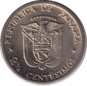 1973 PANAMA 2.5 CENTINOS - WORLD COINS - Cambridgeshire Coins