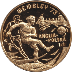 1973 POLISH FOOTBALL MEDAL - WORLD CUP QUALIFIERS - MEDALS & MEDALLIONS - Cambridgeshire Coins
