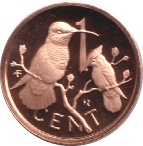 1973 PROOF 1 CENTS VIRGIN ISLANDS - WORLD COINS - Cambridgeshire Coins