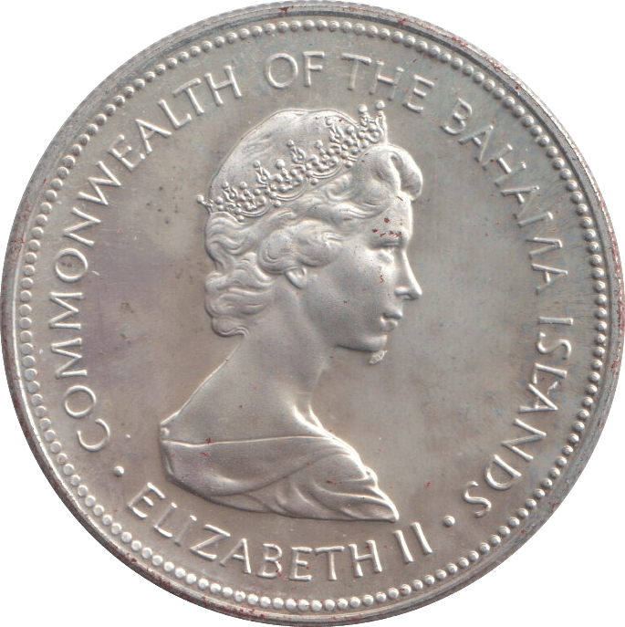 1973 PROOF FIFTY CENTS BAHAMA ISLANDS - WORLD COINS - Cambridgeshire Coins