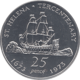 1973 SILVER 25 PENCE - SILVER WORLD COINS - Cambridgeshire Coins