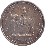 1973 SILVER DOLLAR CANADA - SILVER WORLD COINS - Cambridgeshire Coins