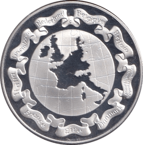 1973 SILVER EUROPEAN COMMUNITY ENGLISH MEDAL - MEDALS & MEDALLIONS - Cambridgeshire Coins
