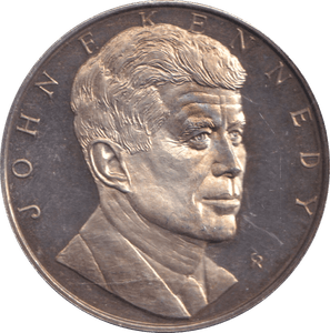 1973 SILVER MEDALLION JOHN KENNEDY USA - MEDALS & MEDALLIONS - Cambridgeshire Coins