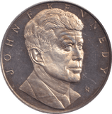 1973 SILVER MEDALLION JOHN KENNEDY USA - MEDALS & MEDALLIONS - Cambridgeshire Coins