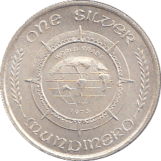 1973 SILVER TRADE DOLLAR - SILVER WORLD COINS - Cambridgeshire Coins