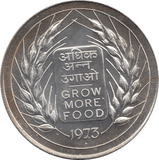1973 SILVER TWENTY RUPEES INDIA - SILVER WORLD COINS - Cambridgeshire Coins