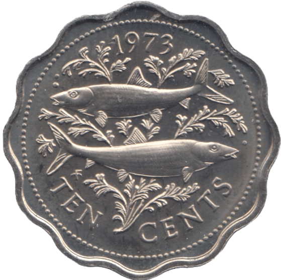1973 TEN CENTS BAHAMAS ( PROOF ) - WORLD COINS - Cambridgeshire Coins
