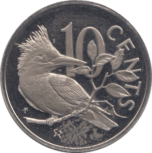 1973 TEN CENTS BARBADOS ( PROOF ) - WORLD COINS - Cambridgeshire Coins