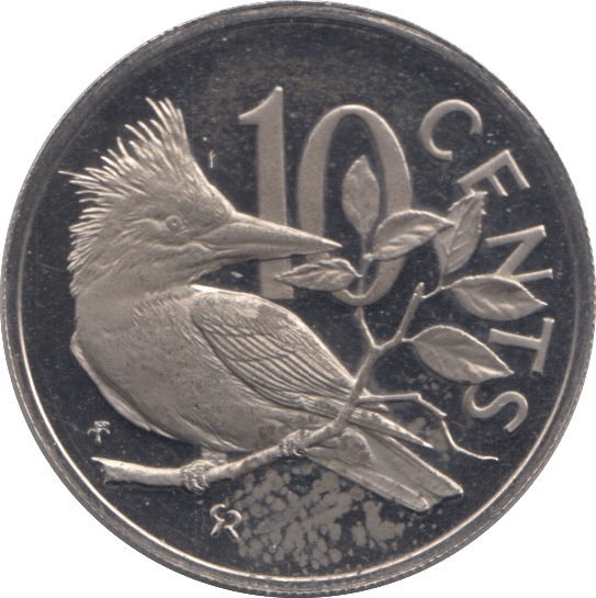 1973 TEN CENTS BARBADOS ( PROOF ) - WORLD COINS - Cambridgeshire Coins