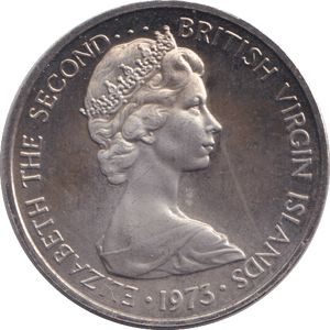 1973 TEN CENTS BRITISH VIRGIN ISLANDS - WORLD COINS - Cambridgeshire Coins