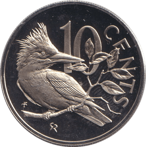 1973 TEN CENTS BRITISH VIRGIN ISLANDS - WORLD COINS - Cambridgeshire Coins