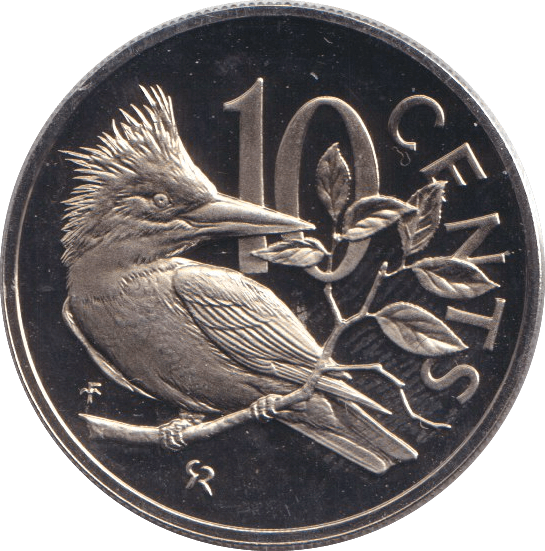 1973 TEN CENTS BRITISH VIRGIN ISLANDS - WORLD COINS - Cambridgeshire Coins