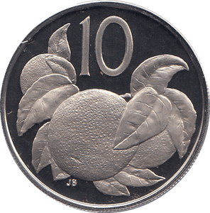 1973 TEN CENTS COOK ISLANDS ( PROOF ) - WORLD COINS - Cambridgeshire Coins