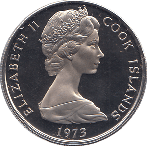 1973 TEN CENTS COOK ISLANDS ( PROOF ) - WORLD COINS - Cambridgeshire Coins