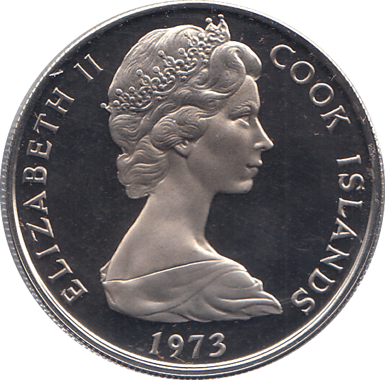 1973 TEN CENTS COOK ISLANDS ( PROOF ) - WORLD COINS - Cambridgeshire Coins