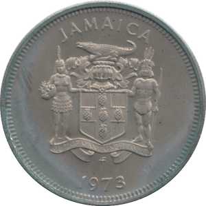 1973 TEN CENTS JAMAICA ( PROOF ) - WORLD COINS - Cambridgeshire Coins