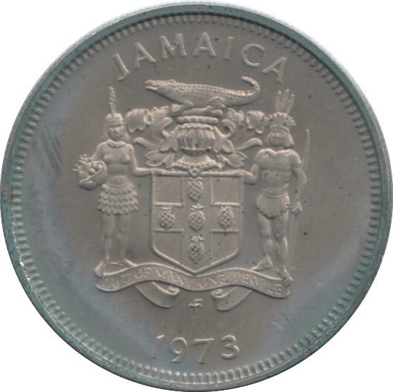 1973 TEN CENTS JAMAICA ( PROOF ) - WORLD COINS - Cambridgeshire Coins