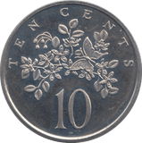 1973 TEN CENTS JAMAICA ( PROOF ) - WORLD COINS - Cambridgeshire Coins