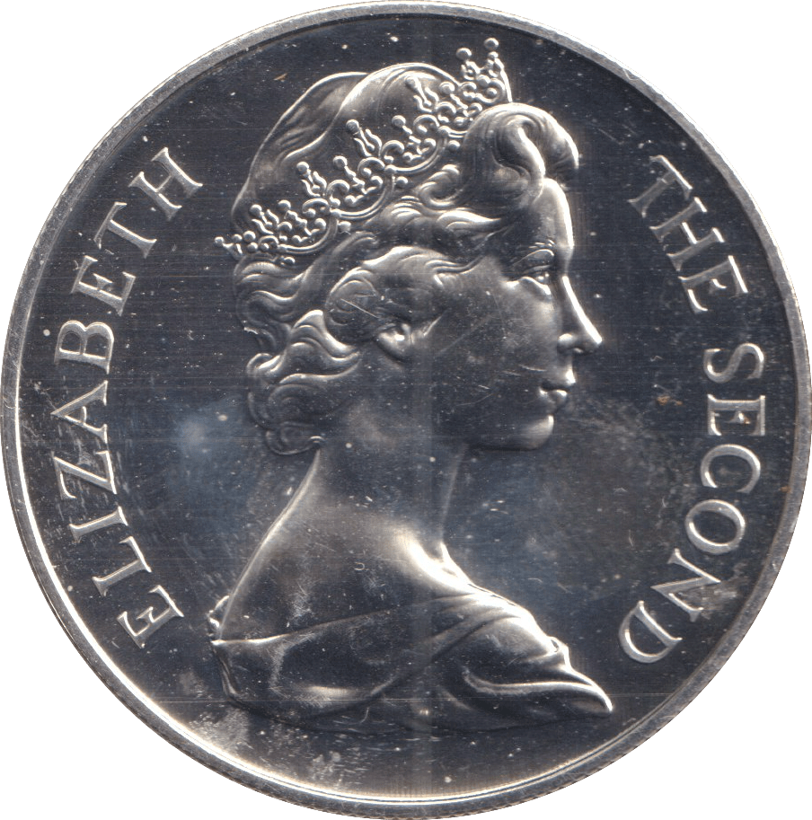 1973 TWENTY FIVE PENCE ST. HELENA TERCENTENARY - SILVER WORLD COINS - Cambridgeshire Coins