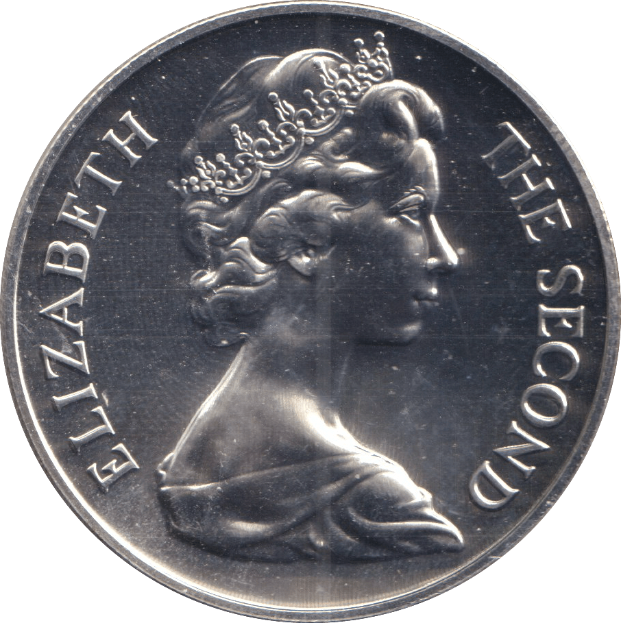 1973 TWENTY FIVE PENCE ST. HELENA - SILVER WORLD COINS - Cambridgeshire Coins