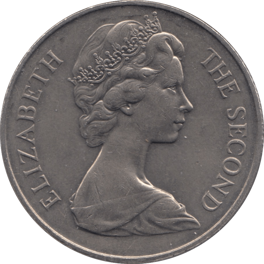 1973 TWENTY FIVE PENCE ST. HELENA - WORLD COINS - Cambridgeshire Coins