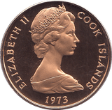1973 TWO CENT COOK ISLANDS ( PROOF ) - WORLD COINS - Cambridgeshire Coins